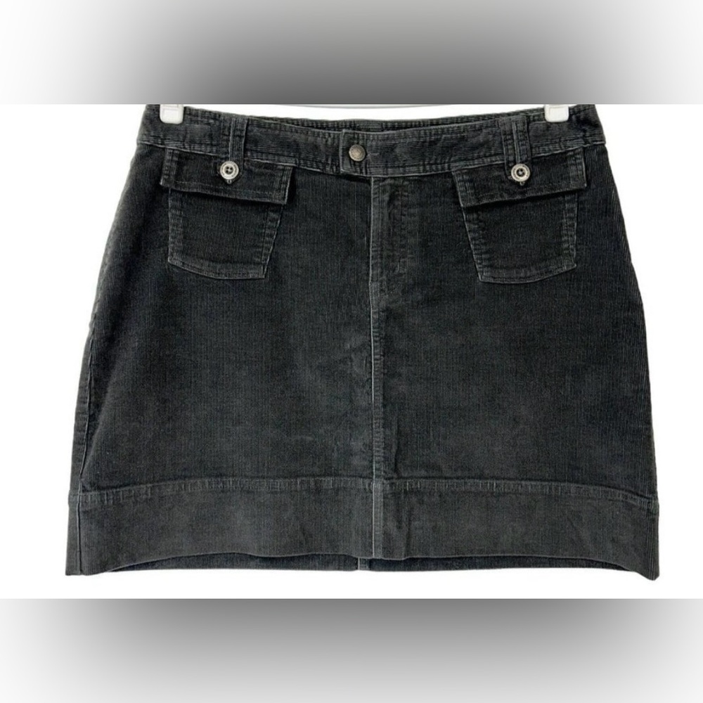 Patagonia Black Corduroy Mini Skirt